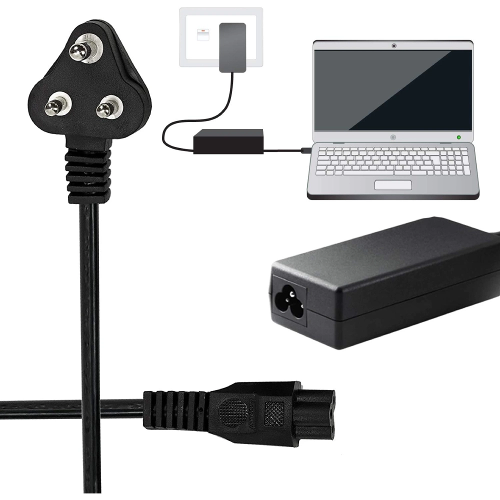 Cablet Laptop Power Cable 3m view 2